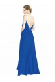 Sleeveless Surplice Chiffon Bridesmaid Dress with Spaghetti Straps