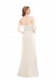 Long Strapless Tuxedo Maxi Bridesmaid Dress / Prom Dress with Front Slit & Pockets