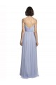 Spaghetti Strap Tulle Bridesmaids Dress with Ruched Bodice