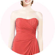 Purchase Strapless Bridesmaid Dresses