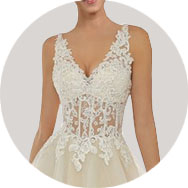 Purchase V-Neck Wedding Dresses